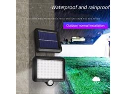 2026 lâmpada de Parede Solar Separada com 56 Led e Sensor, Interior e Exterior, Luz de Garagem e Jardim