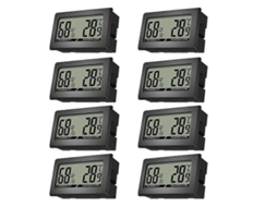 Termômetro E Higrômetro Mini Lcd Digital Para Ambientes Internos Hwy