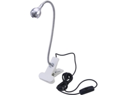 Luminária De Mesa Led Com Clipe, Usb, Proteção Para Os Olhos, Luz Branca Quente, Haste Flexível Ajustável Em 360°