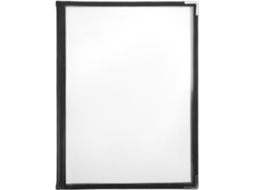 Camada transparente para Cardápio Homoyoyo, Critivo Card com Anéis, PVC de alta penetração, fácil de limpar.