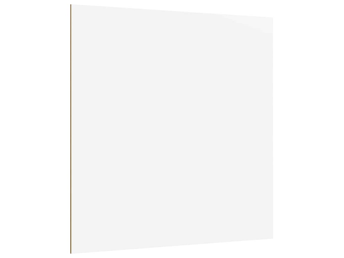 Conjunto 12 Painéis De Decoração Vidaxl Branco Derivados De Madeira (30 X 30 X 0,27 Cm)