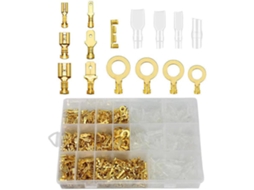 Kit de 1000 terminales de crimpado rápido de latón 2.8 4.8 6.3mm con cubierta aislada para industria