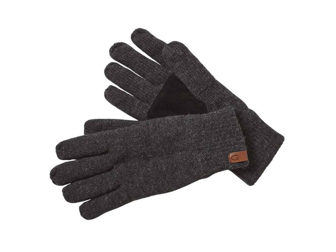 Luvas De Lã Logo Cinzento S-M Homem KINETIC