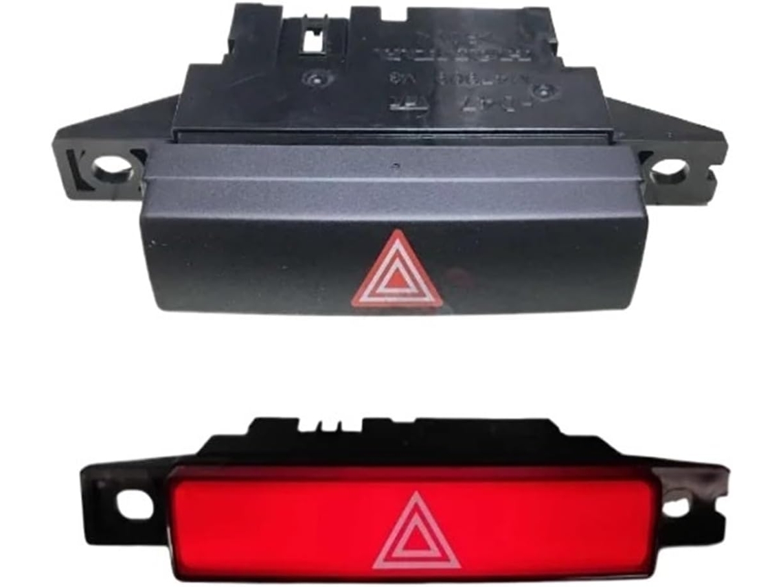 Interruptor De Luz Emergência Para Honda Crv 12-16com Função Pisca Alerta Duplo Preto