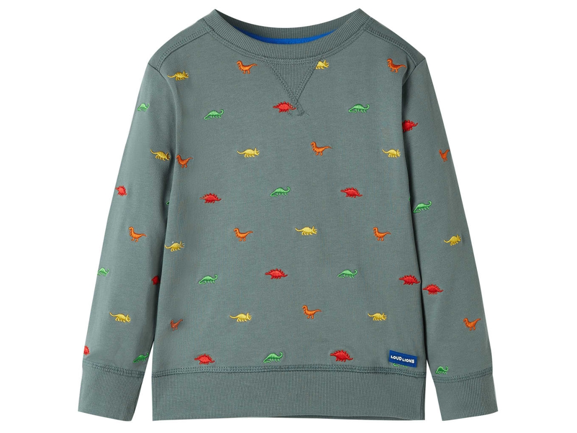 Sweatshirt Para Criança Cor Caqui 128