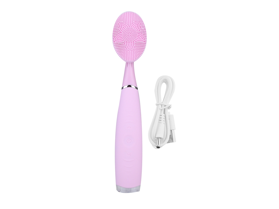 Escova Elétrica De Silicone Para Limpeza De Poros Com Massagem De Alta Frequência