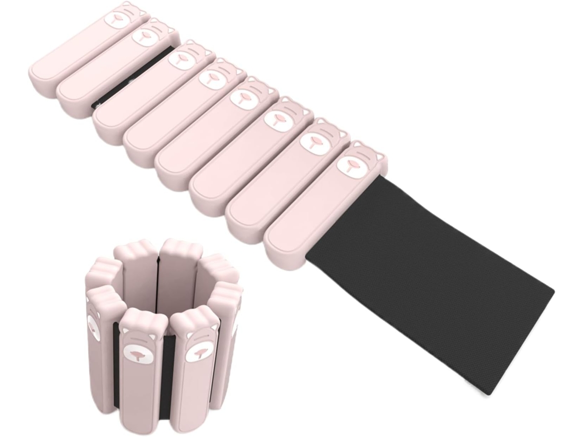 Pesos Ajustáveis para Pulsos e Tornozelos, Pernas, Faixa de Silicone, Equipamento Pilates, Pulseiras Suporte S/MARCA