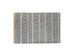 Tapete de Algodão 1600 G Azul 230 X 160 X 2 Cm ALEXANDRA HOUSE LIVING
