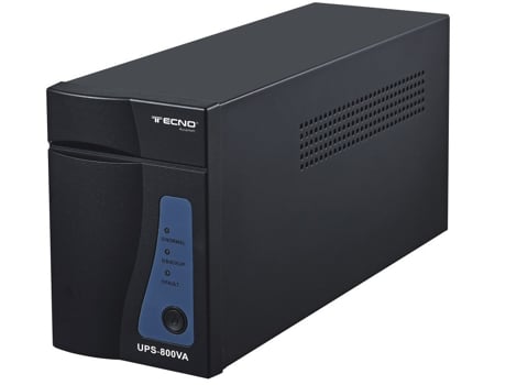 Fonte de alimentação ininterrupta TECNO Tc-800Va-Ups Ups 0 8 Kva 320 W 2 tomadas CA