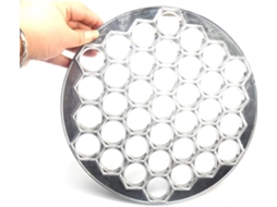 Máquina De Ravioli Russo Com 37 Cavidades, Molde Para Fazer Pelmeni, Molde De Metal Para Cozinha, Máquina De Fazer Pastéis Massa Em Liga Alumínio