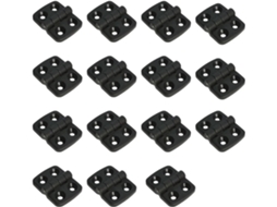 Dobradiças De Porta Pequenas, Pretas, Resistentes Ao Desgaste, Para
