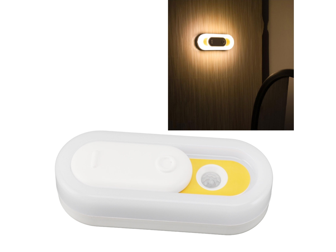 Luminária de parede LED Slowmoose com sensor de movimento, luz noturna para crianças e adultos, para banheiro e quarto