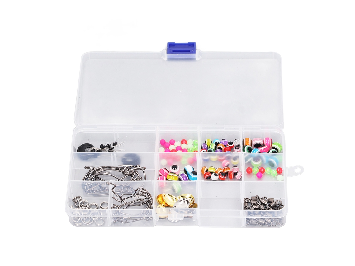 Lure Tackle Set (accessory Storage Crank Hook Set) Lure Accessory Box Set Fishing Crank Hook Set