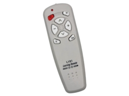 Controle Remoto Universal Infravermelho Com 8 Botões Grandes Para Aprendizagem, Compatível Com Tv, Cd, Dvd E Ventilador.