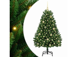 Conjunto 1 Árvore De Natal Artificial Vidaxl Verde Pvc (120 Cm)