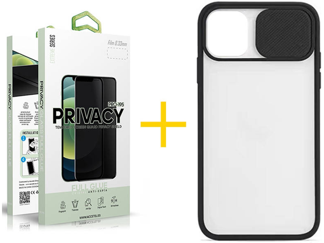 Capa + Película para iPhone 12 SKYHE Preto