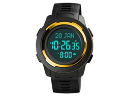 Relógio Eletrônico Multifuncional Skmei 1729 Com Calendário Qibla, Visor Digital Led Luminoso.