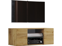 Tv Wall Lowboard De Madeira Tv Jusa 115 Vcm