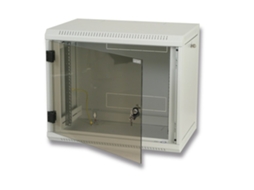 19 Rack de parede 9u/500 Rack de parede lateral removível cinza Triton