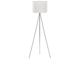 Candeeiro de Pé BELIANI Vistula de Ferro Prateado 55x55x148
