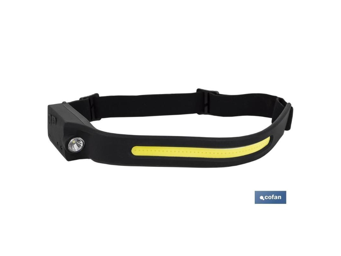 Linterna dual de cabeza con sensor de activacion 350 lm