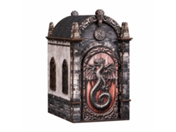 Kit De Miniatura 3d Em Madeira Para Montar (castelo Com Dragão)