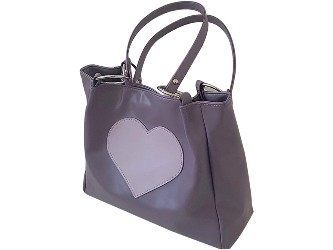 Bolsa De Ombro Grande Em Couro Pu, Ideal Para Estudantes E Passeios. Bolsa Prática E Versátil.