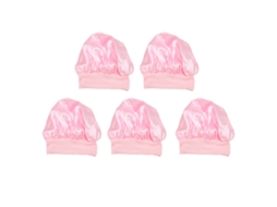 2026 5pcs Gorro de Seda Satin para Dormir Prevenir Caída de Pelo Bufanda de Cabello Transpirable