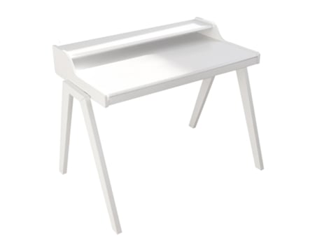 Mesa de Escritório 'Nere' 110X86X75Cm em Branco MUEBLEAR