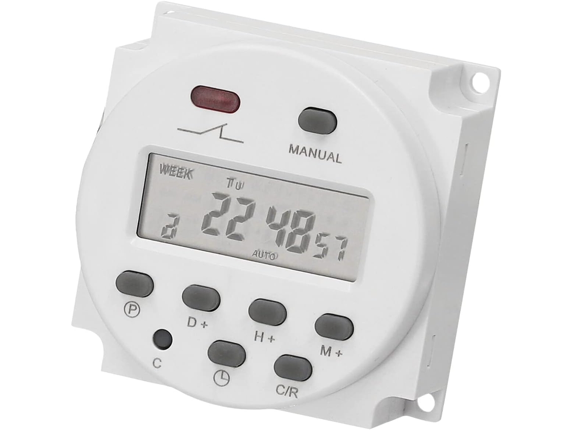 Interruptor Temporizador Digital Programável Kavolet Com Visor Lcd