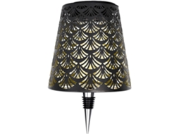 Luminária Genérica Feita De Uma Garrafa Vinho, Com Projeção E Brilho Ocos Movidos A Energia Solar Luminária Decorativa