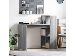 Vidaxl Mesa Cinza Sonoma Derivados De Madeira 108 X 55 X 103.5 Cm