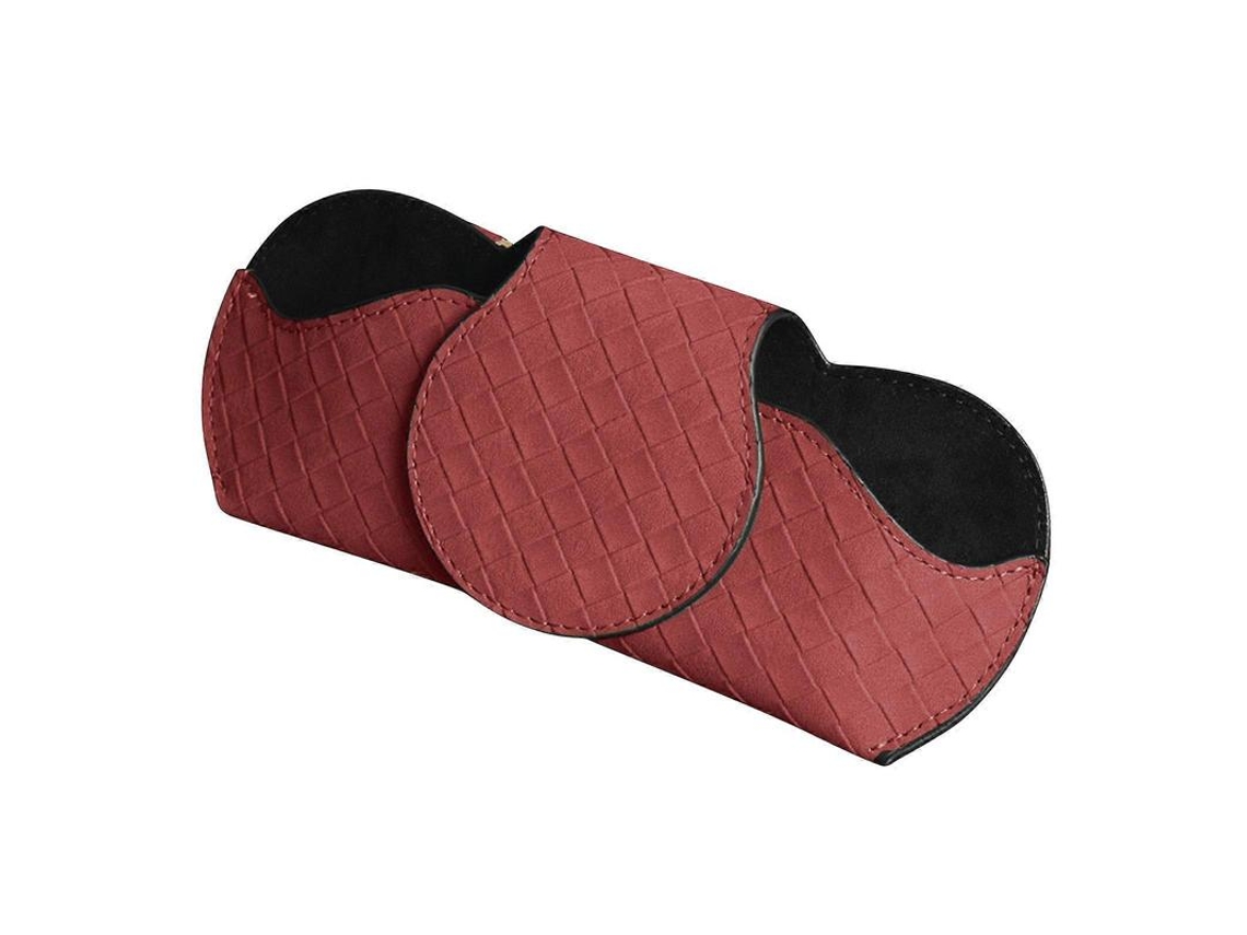 Porta, Óculos para Quebra, Sol de Carro, Couro com Fecho Magnético Oculto, Acessórios para Quebra AQUAFORGE