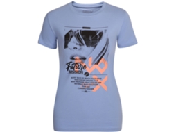 Camiseta feminina Nax Sedola de algodão e elastano, tamanho P