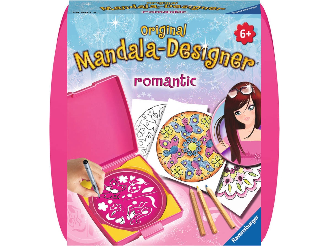 Kit de Desenho RAVENSBURGUER Romantic Mini Mandala