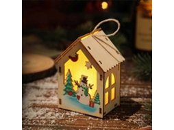 Iluminação De Natal Para Árvore, Beliche De Madeira Com Luzes E Enfeites Pendurados, Compatível Com Decoração De Cozinha Compacta.-aquaforge