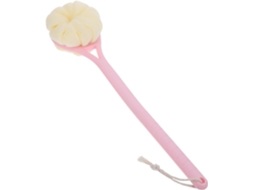 Escova Corporal Hemobllo Com Cabo Longo E Bola Macia, Design Ergonômico Para Esfoliação Prática E Confortável, Rosa