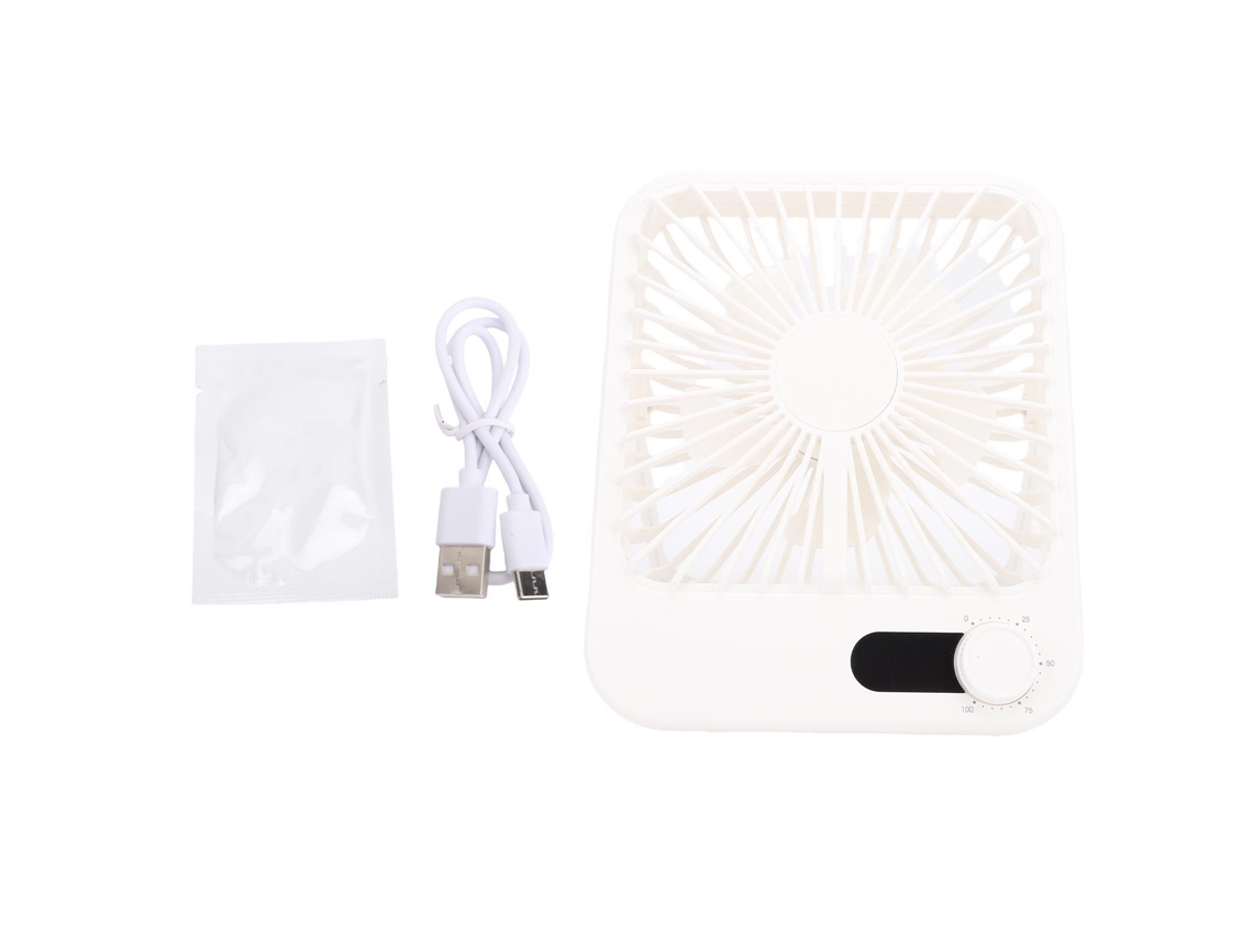 Ventilador De Mesa Laxiscreed Usb Com Display Digital Led E Design Plegável Para Verão