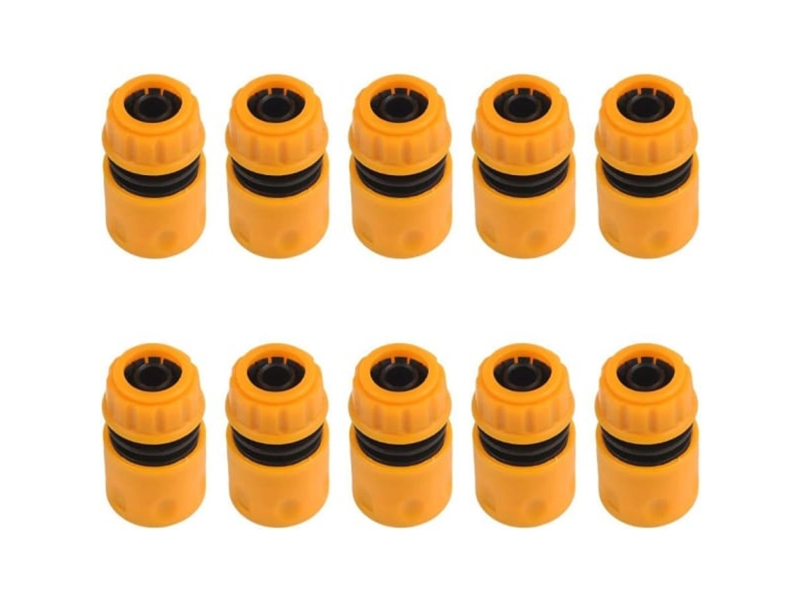 Conjunto De 10 Engates Rápidos Para Mangueira De 1/2''