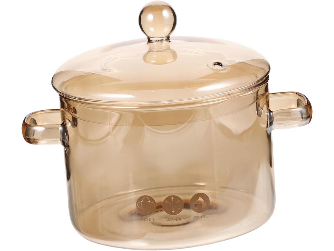De Vidro Borossilicato, Transparente, Resistente Ao Calor, Para Cozinhar Em Fogão A Gás E Forno, Multifuncional Para Gokoco