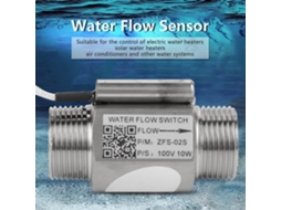 Laxiscreed Sensor De Fluxo De Água Em Aço Inox Com Rosca Dupla 3/4" Npt Para Deteção E Controlo De Água