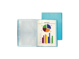 Capa Catálogo Liderpapel A4 Com 30 Bolsas Azul