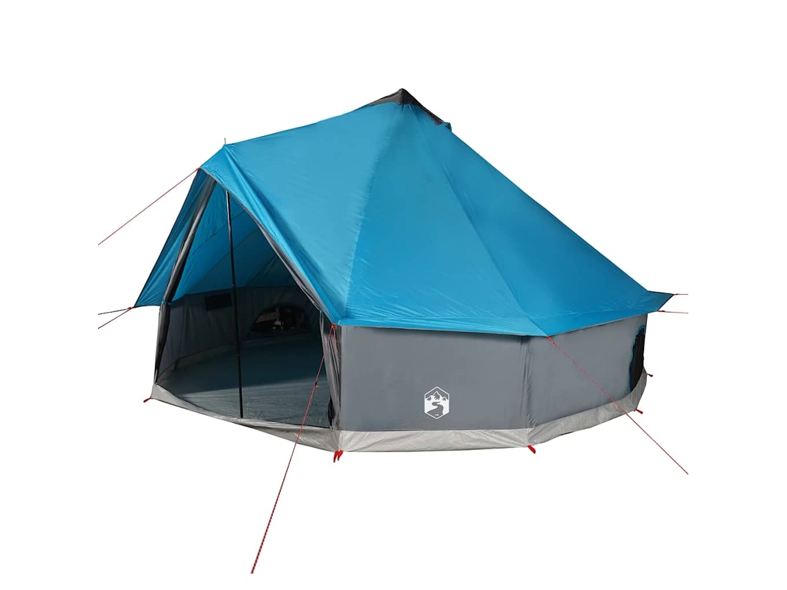 Family Tent, Family Tents Vidaxl Azul Poliéster (10 Pessoas)