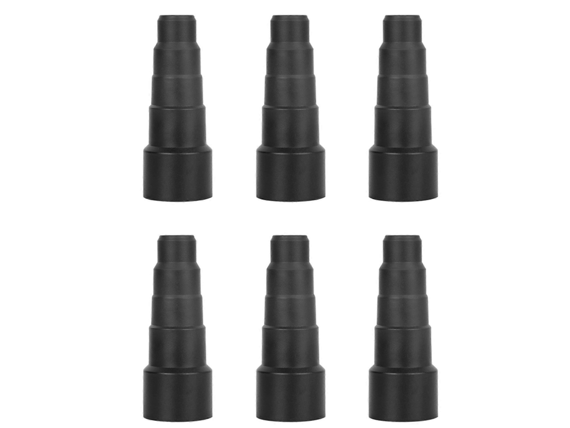 Conjunto de 6 Adaptadores Universais para Mangueira de Aspirador de Pó, Acessórios para Mangueira, Conector Adaptador de Cinco Camadas de 18 a 50mm