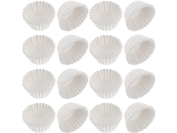 Formas De Papel Descartáveis Doitool Branco Para Cupcakes