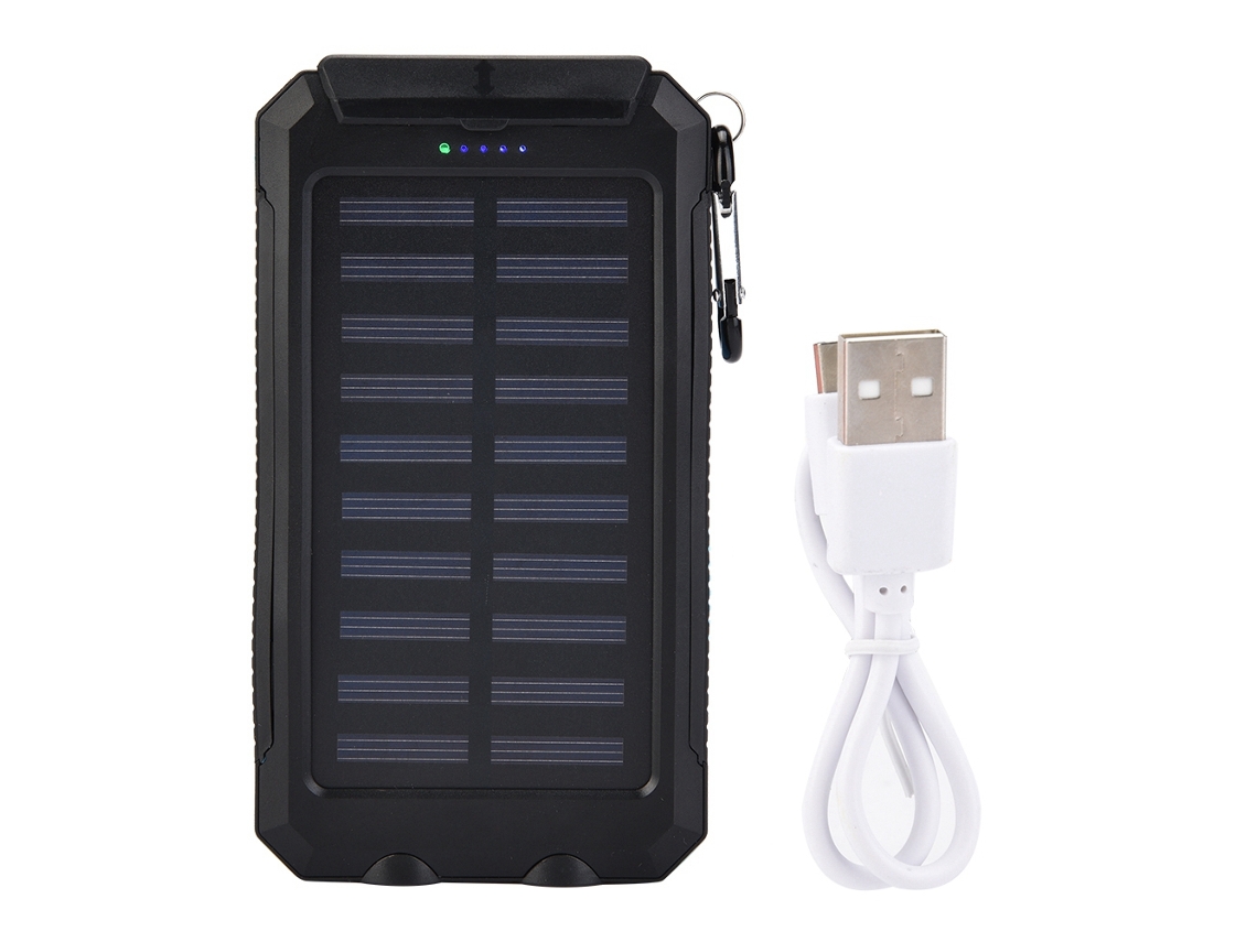 Power Bank EOOCOO (carregamento Solar, Bússola para Ar Livre)