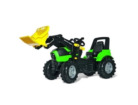 Trator Deutz Agrotron ROLLYTOYS Farmtrac com Pá Carregadora