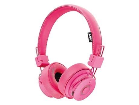 Auscultadores Bluetooth X10 Foldable Music Pink