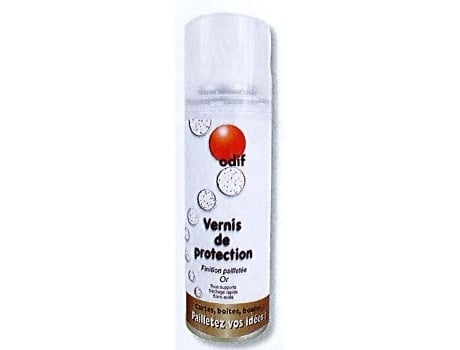Verniz em spray - glitter dourado