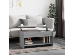 Vidaxl Mesa De Centro 102x50x52,5 Cm Madeira Processada Sonoma Cinza